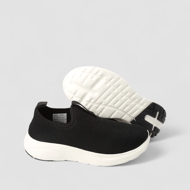 Slip On Esportivo Masculino Vertus Knit Preto