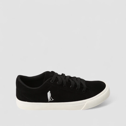 Tênis Casual Masculino Woche Camurça Preto