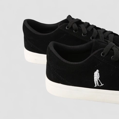 Tênis Casual Masculino Woche Camurça Preto