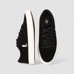 Tênis Casual Masculino Woche Camurça Preto