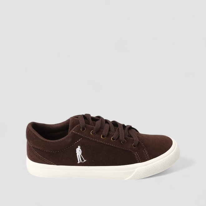 Tênis Casual Masculino Woche Camurça Marrom