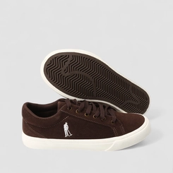 Tênis Casual Masculino Woche Camurça Marrom