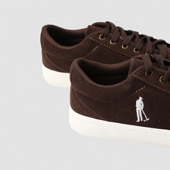 Tênis Casual Masculino Woche Camurça Marrom