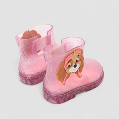 Galocha Infantil Grendene Kids Patrulha Canina Skye Glitter Rosa