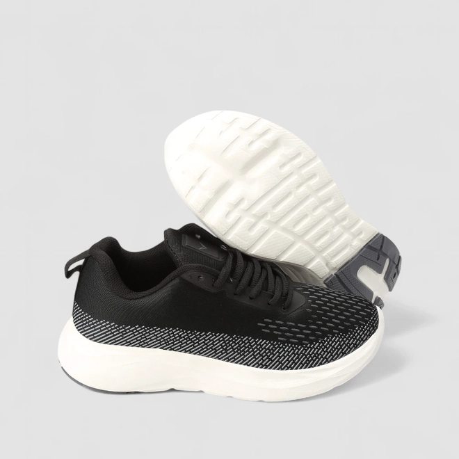 Tênis Esportivo Vertus Preto & Branco