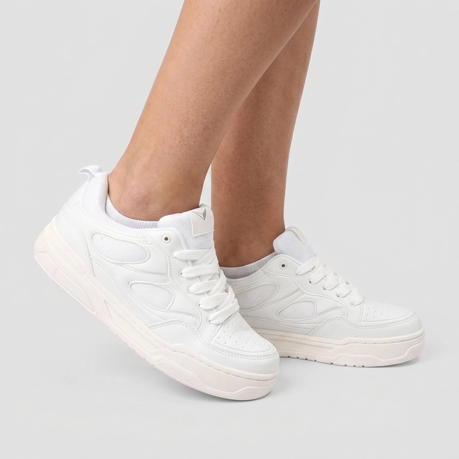 Tênis Casual Masculino Vertus Mesh Branco