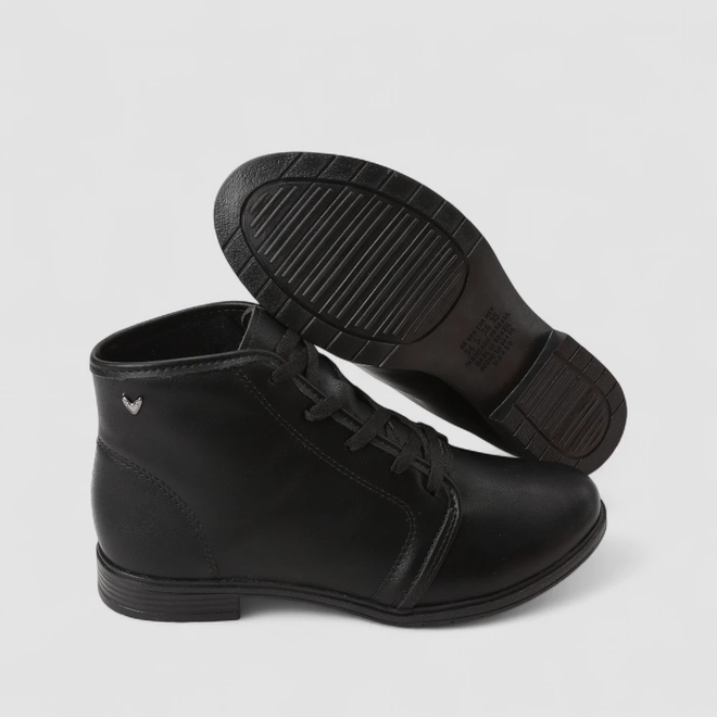 Ankle Boot Feminina Mississipi Salto Bloco Preto