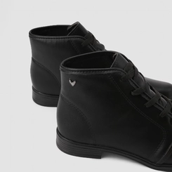 Ankle Boot Feminina Mississipi Salto Bloco Preto