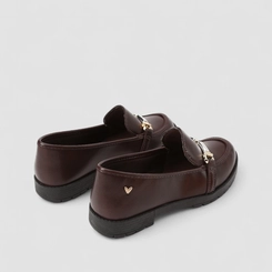 Mocassim Feminino Mississipi Enfeite Metálico Marrom