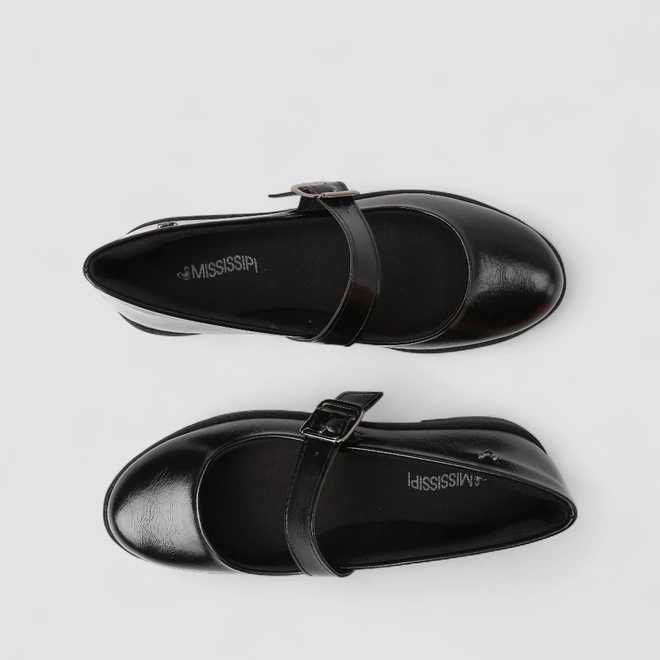 Mocassim Feminino Mississipi Boneca Preto