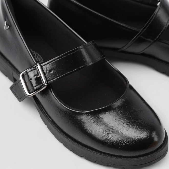 Mocassim Feminino Mississipi Boneca Preto