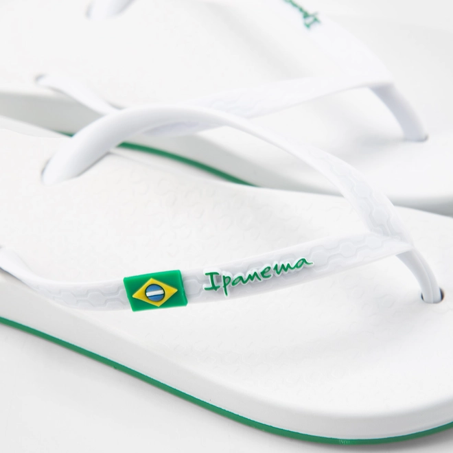 Chinelo Feminino Ipanema Brasil Branco