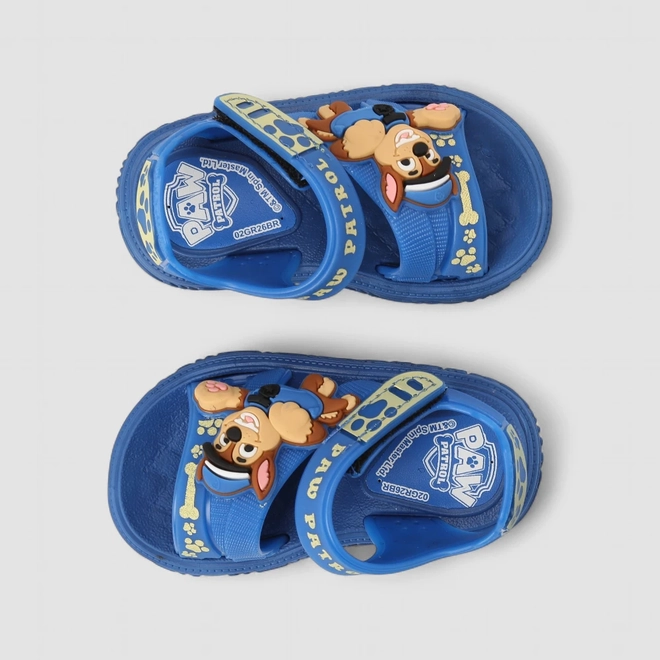 Sandália Bebê Grendene Kids Patrulha Canina Chase Azul