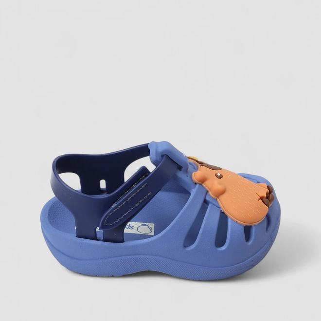 Sandália Aranha Bebê Grendene Kids Capirava Azul