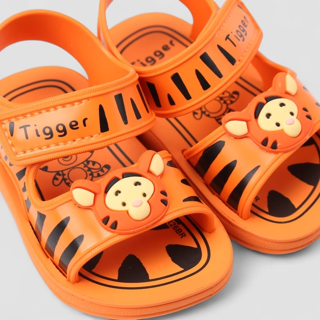 Papete Infantil Grendene Kids Disney Tigger Estampada Laranja