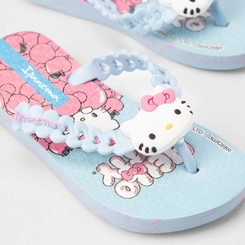Chinelo Infantil Ipanema Hello Kitty Azul
