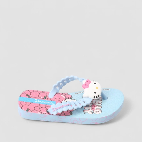 Chinelo Infantil Ipanema Hello Kitty Azul
