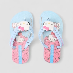 Chinelo Infantil Ipanema Hello Kitty Azul