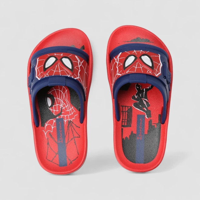 Chinelo Infantil Ipanema Homem-Aranha Vermelho Azul