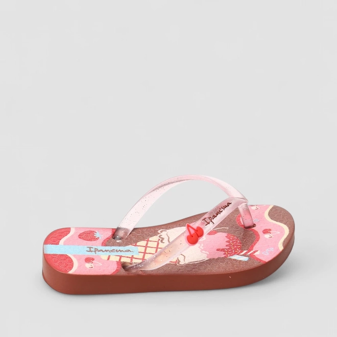 Chinelo Menina Infantil Ipanema Sorvete Marrom