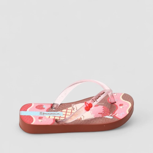 Chinelo Menina Infantil Ipanema Sorvete Marrom