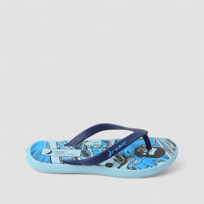 Chinelo Infantil Rider Football Azul