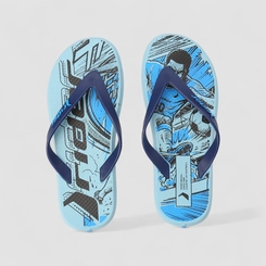 Chinelo Infantil Rider Football Azul