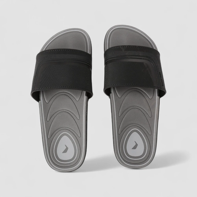 Slide Masculino Rider Preto & Cinza