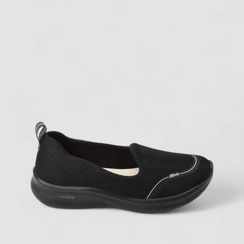 Slip On Esportivo Feminino Actvitta Calce Fácil Preto