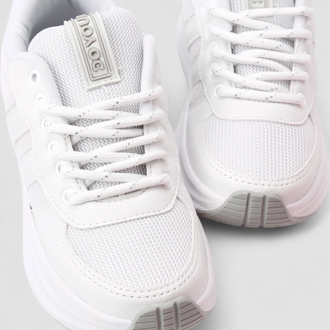 Tênis Casual Feminino Ollie Originals Mesh Branco