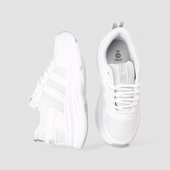 Tênis Casual Feminino Ollie Originals Mesh Branco
