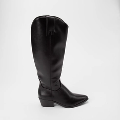 Bota Feminina Sua Cia Cano Alto Preto