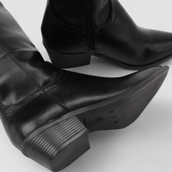 Bota Feminina Sua Cia Cano Alto Preto