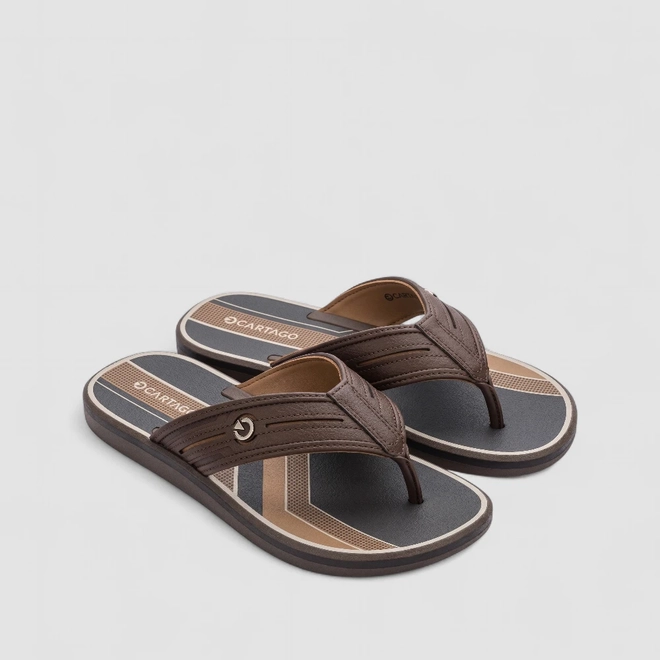 Chinelo Masculino Cartago Marrom