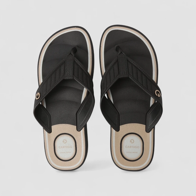 Chinelo Masculino Cartago Texturizado Preto