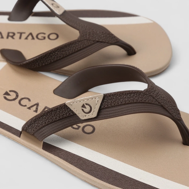 Chinelo Masculino Cartago Atlanta II Marrom