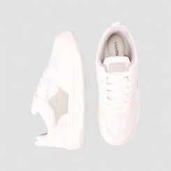 Tênis Casual Feminino Via Marte Mesh Branco