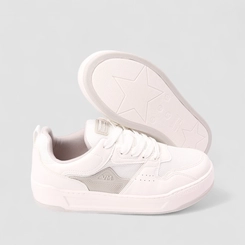 Tênis Casual Feminino Via Marte Mesh Branco