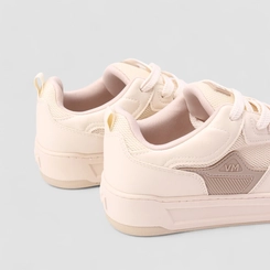 Tênis Casual Feminino Via Marte Mesh Marfim