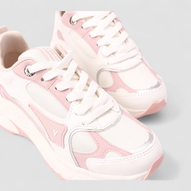 Tênis Casual Feminino Via Marte Mesh Rosa
