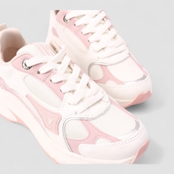 Tênis Casual Feminino Via Marte Mesh Rosa
