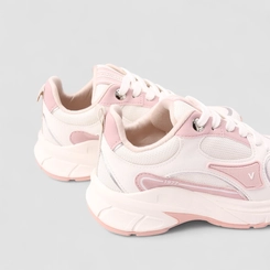 Tênis Casual Feminino Via Marte Mesh Rosa