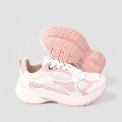 Tênis Casual Feminino Via Marte Mesh Rosa