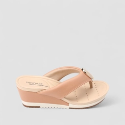 Tamanco Feminino Modare Ultraconforto Anabela Pedraria Nude