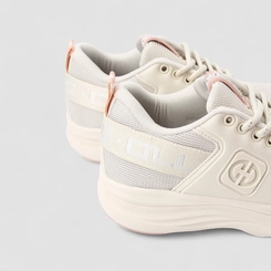 Tênis Casual Feminino Ollie Originals Mesh Bege