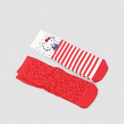 Kit Meia Infantil STZ Hello Kitty 2 Pares 34-39 Multicolor