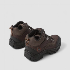 Bota Coturno Infantil Vertus Adventure Mesh Marrom