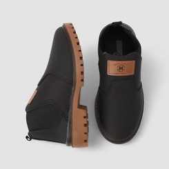 Bota Chelsea Infantil Molekinho Tratorado Preto