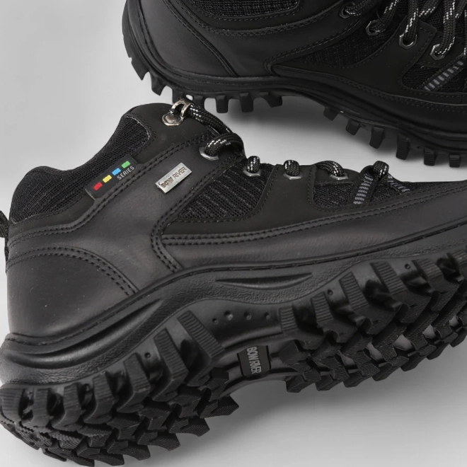 Bota Trekking Masculina Bow River Adventure Mesh Preto