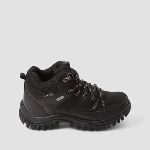 Bota Trekking Masculina Bow River Adventure Mesh Preto